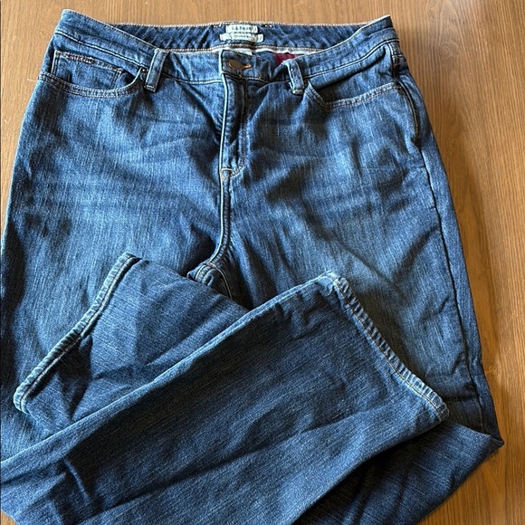 L.L. Bean Denim - L.L. Bean Blue Straight Leg Jeans Classic Style
27” inseam